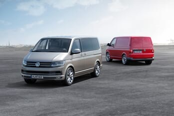 Der neue Volkswagen Multivan Highline und der neue Volkswagen Transporter